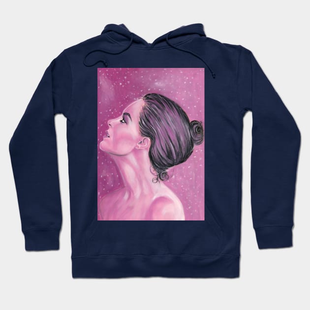 Romy Schneider Hoodie by Svetlana Pelin